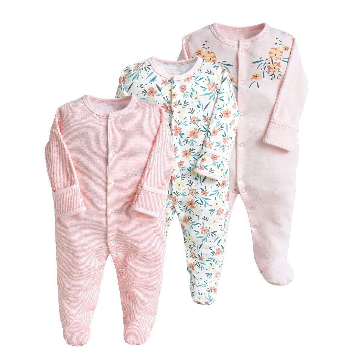 image-Newborn Baby Wrapped Foot Siamese Clothes