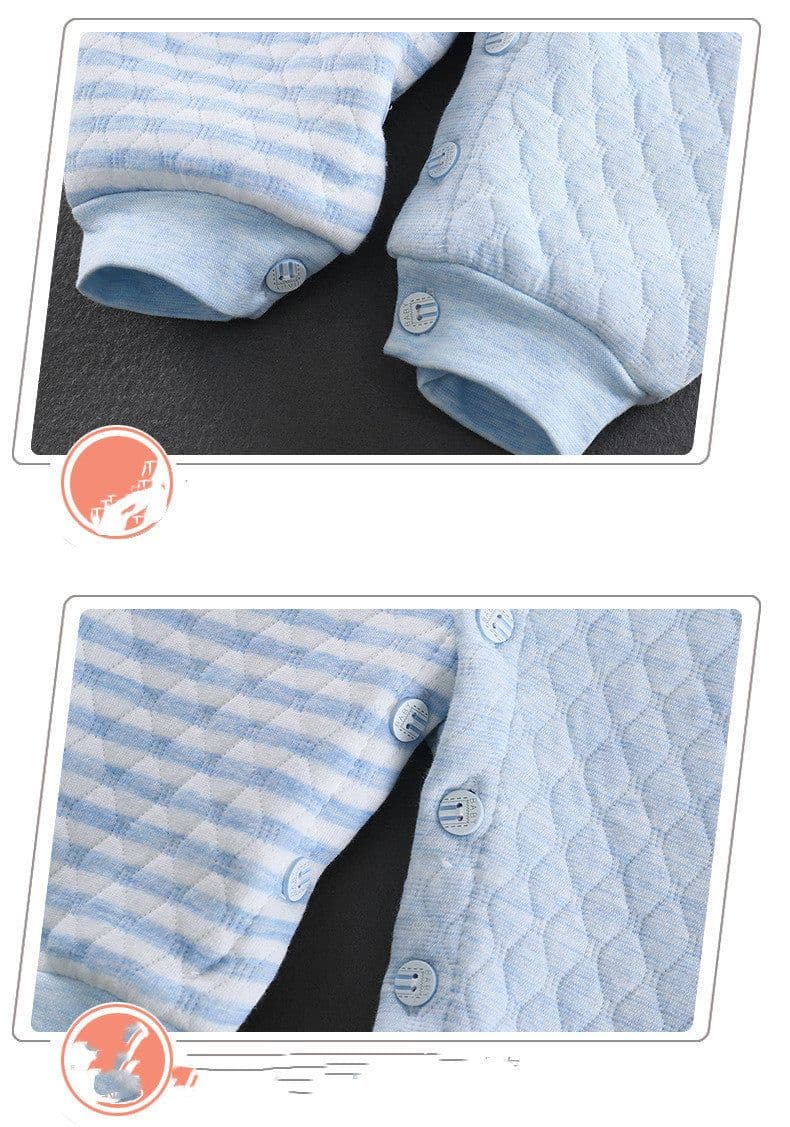 image-Cotton Jumpsuit Baby Winter And Spring Jumpsuit Cotton Warm Romper Romper