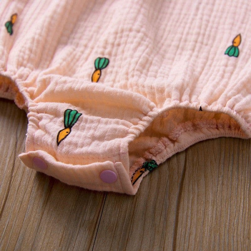 image-Baby Jumpsuit Summer Newborn Folds Jumpsuit