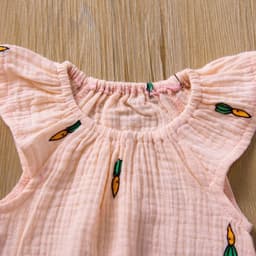 image-Baby Jumpsuit Summer Newborn Folds Jumpsuit