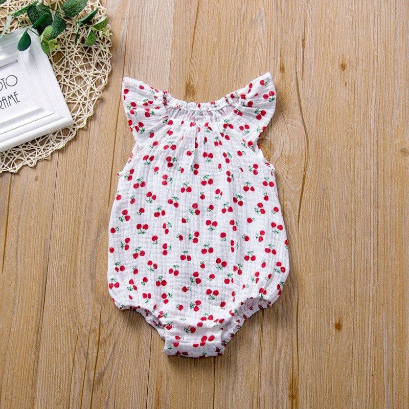 image-Baby Jumpsuit Summer Newborn Folds Jumpsuit
