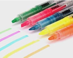 image-626 new office multicolor power line free ink Head Pen Note Pen high-lighter pen