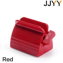 image-JJYY Portable Rolling Tube Toothpaste Squeezer Toothpaste Seat Holder Stand Rotate Toothpaste Dispensers