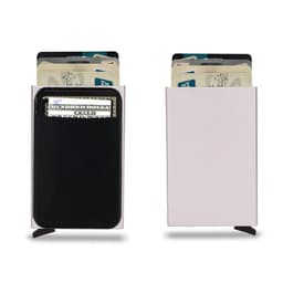 image-New Rfid Smart Wallet Card Holder Metal Thin Slim Men Women Wallets Pop Up Minimalist Wallet Small Black Purse Metal Vallet