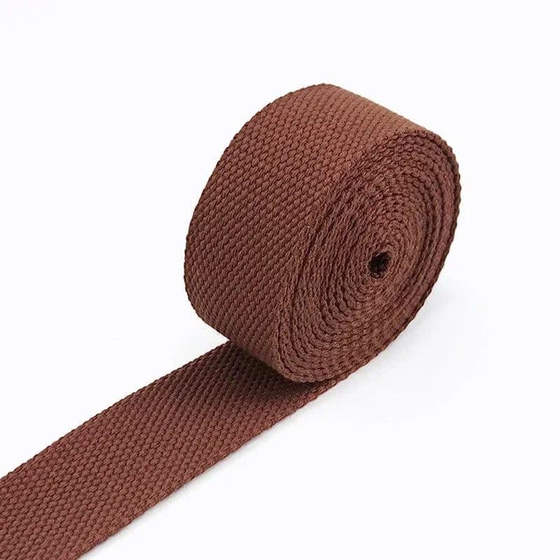 image-8Meters 20-50mm 2mm Thick Cotton Webbing Tapes Canvas Webbings Ribbon for Sewing Clothing Belt DIY Bags Strap Band Accessories