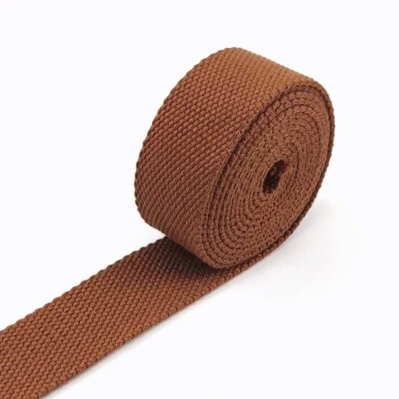 image-8Meters 20-50mm 2mm Thick Cotton Webbing Tapes Canvas Webbings Ribbon for Sewing Clothing Belt DIY Bags Strap Band Accessories
