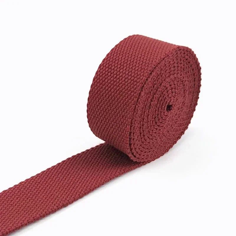 image-8Meters 20-50mm 2mm Thick Cotton Webbing Tapes Canvas Webbings Ribbon for Sewing Clothing Belt DIY Bags Strap Band Accessories