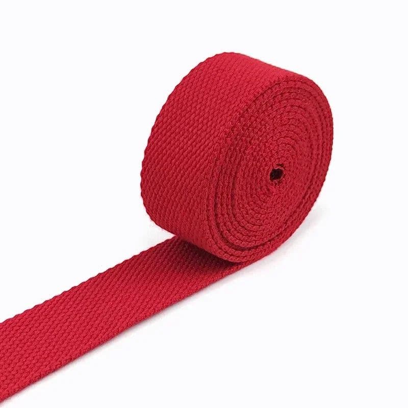 image-8Meters 20-50mm 2mm Thick Cotton Webbing Tapes Canvas Webbings Ribbon for Sewing Clothing Belt DIY Bags Strap Band Accessories
