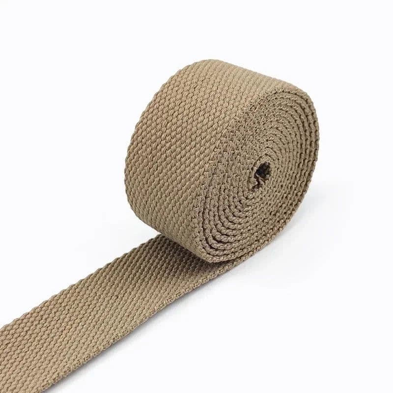 image-8Meters 20-50mm 2mm Thick Cotton Webbing Tapes Canvas Webbings Ribbon for Sewing Clothing Belt DIY Bags Strap Band Accessories