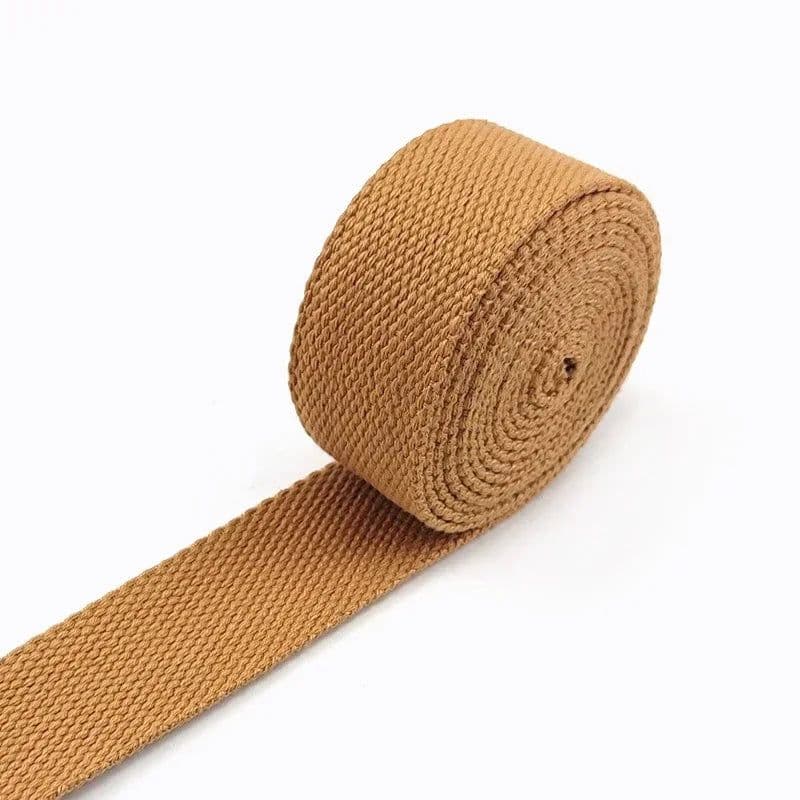 image-8Meters 20-50mm 2mm Thick Cotton Webbing Tapes Canvas Webbings Ribbon for Sewing Clothing Belt DIY Bags Strap Band Accessories