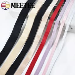 image-10/20Meters 6mm-25mm Nylon Elastic Bands For Bra Straps Rubber Band Webbing Shoulder Strap DIY Garment Decor Sewing Accessories