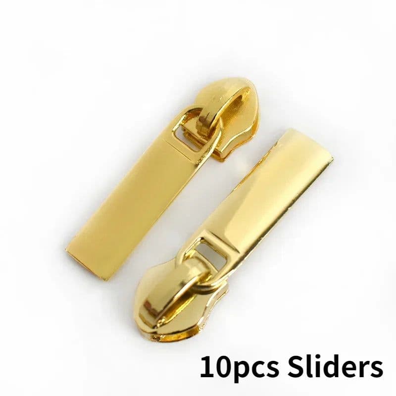 image-10Meters 3# 5# Nylon Zipper Tape with Zip Puller Sliders Bag Clothes Jacket Garment Repair Kits DIY Sewing Tailoring Accessories