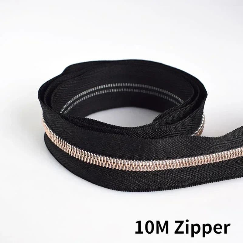 image-10Meters 3# 5# Nylon Zipper Tape with Zip Puller Sliders Bag Clothes Jacket Garment Repair Kits DIY Sewing Tailoring Accessories