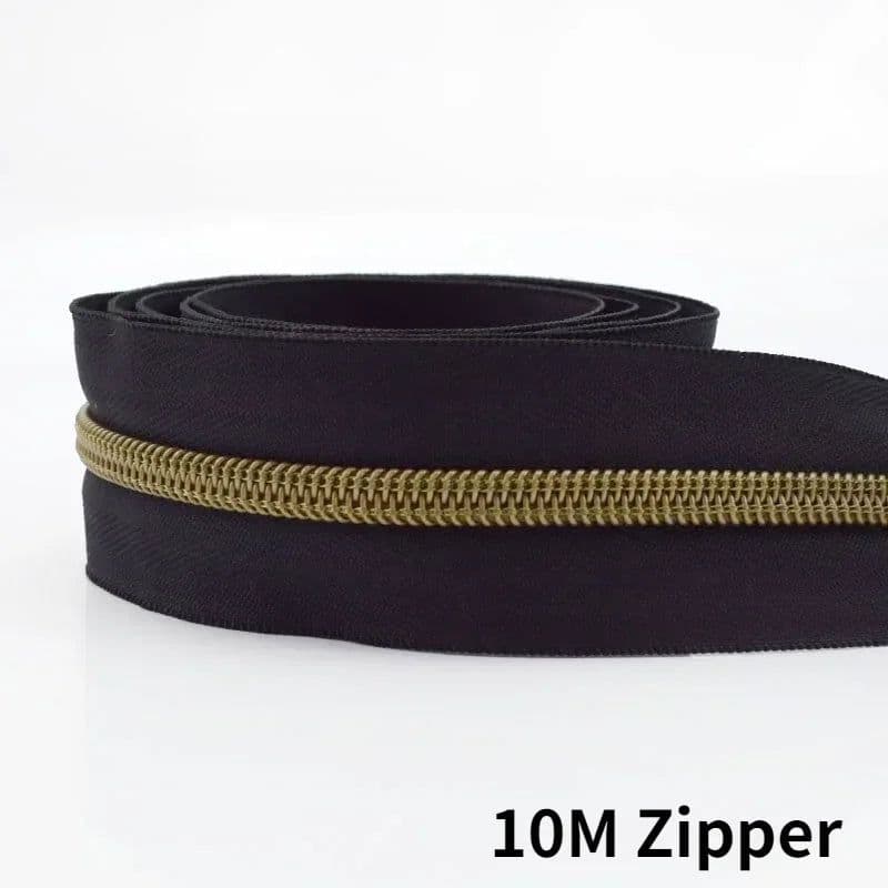 image-10Meters 3# 5# Nylon Zipper Tape with Zip Puller Sliders Bag Clothes Jacket Garment Repair Kits DIY Sewing Tailoring Accessories