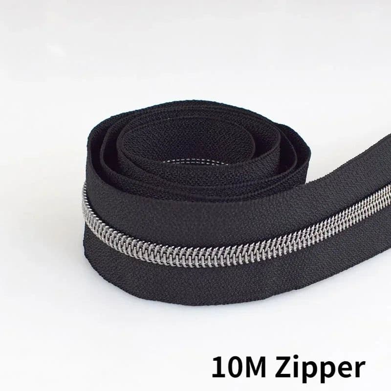 image-10Meters 3# 5# Nylon Zipper Tape with Zip Puller Sliders Bag Clothes Jacket Garment Repair Kits DIY Sewing Tailoring Accessories