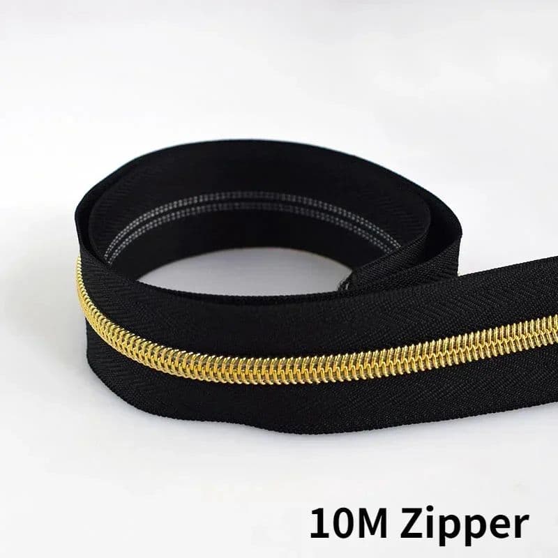 image-10Meters 3# 5# Nylon Zipper Tape with Zip Puller Sliders Bag Clothes Jacket Garment Repair Kits DIY Sewing Tailoring Accessories