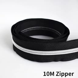 image-10Meters 3# 5# Nylon Zipper Tape with Zip Puller Sliders Bag Clothes Jacket Garment Repair Kits DIY Sewing Tailoring Accessories