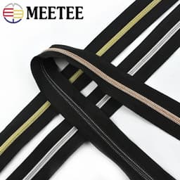 image-10Meters 3# 5# Nylon Zipper Tape with Zip Puller Sliders Bag Clothes Jacket Garment Repair Kits DIY Sewing Tailoring Accessories