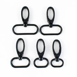 image-50pcs Metal Strap Buckles Lobster Clasp Bag Webbing Snap Hooks Handbag Hangers DIY KeyChain Leather Part Accessories