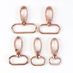 image-50pcs Metal Strap Buckles Lobster Clasp Bag Webbing Snap Hooks Handbag Hangers DIY KeyChain Leather Part Accessories
