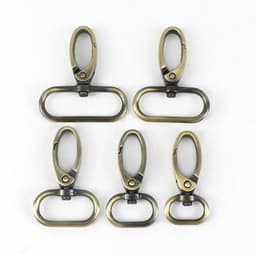 image-50pcs Metal Strap Buckles Lobster Clasp Bag Webbing Snap Hooks Handbag Hangers DIY KeyChain Leather Part Accessories