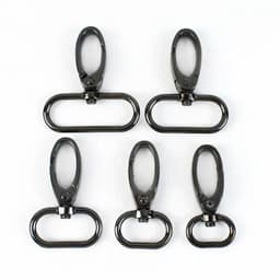 image-50pcs Metal Strap Buckles Lobster Clasp Bag Webbing Snap Hooks Handbag Hangers DIY KeyChain Leather Part Accessories