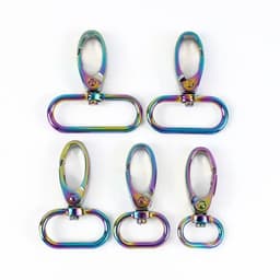 image-50pcs Metal Strap Buckles Lobster Clasp Bag Webbing Snap Hooks Handbag Hangers DIY KeyChain Leather Part Accessories