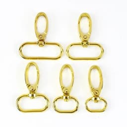 image-50pcs Metal Strap Buckles Lobster Clasp Bag Webbing Snap Hooks Handbag Hangers DIY KeyChain Leather Part Accessories