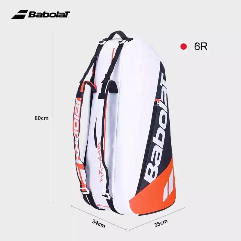image-PURE WIM BABOLAT Tennis Bag 2022 6R 12R Women Men Badminton Squash Padel Beach Tennis Racket Backpack Tennis Shoes Storage Bags