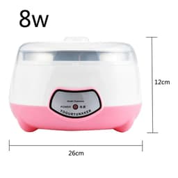 image-XEOLEO Yogurt Maker Mini Automatic Yogurt Machine Household DIY Yogurt Tools Kitchen Appliances Stainless Steel Tank Pink 220V