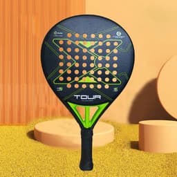 image-Pala Padel Paddle Tennis Racket, Soft Face, Carbon Fiber, Soft EVA Face, Sports Racquet, Outdoor Equipment, New