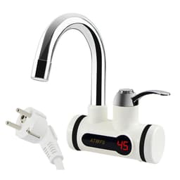 image-ATWFS Electric Kitchen Water Heater Tap Instant Hot Water Faucet Heater Cold Heating Faucet Tankless Instantaneous Water Heater