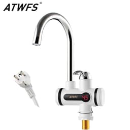 image-ATWFS Electric Kitchen Water Heater Tap Instant Hot Water Faucet Heater Cold Heating Faucet Tankless Instantaneous Water Heater