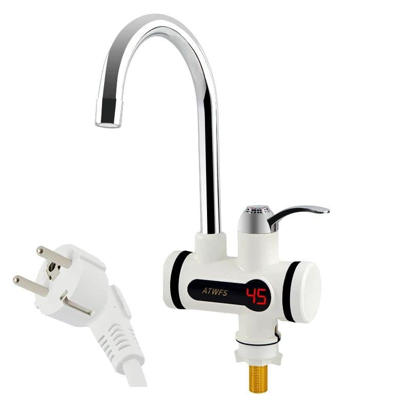 image-ATWFS Electric Kitchen Water Heater Tap Instant Hot Water Faucet Heater Cold Heating Faucet Tankless Instantaneous Water Heater