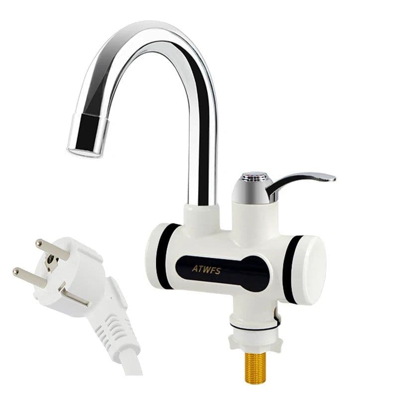 image-ATWFS Electric Kitchen Water Heater Tap Instant Hot Water Faucet Heater Cold Heating Faucet Tankless Instantaneous Water Heater