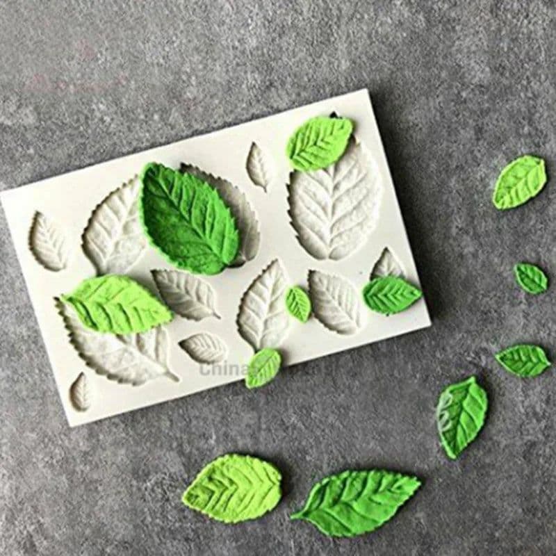 image-Tree Maple Leaf Mold Silicone Fondant Cake Decorating Tools Chocolate Baking Mould 3D Sugarcraft Resin Clay Homemade Bakeware