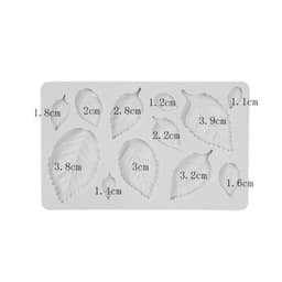 image-Tree Maple Leaf Mold Silicone Fondant Cake Decorating Tools Chocolate Baking Mould 3D Sugarcraft Resin Clay Homemade Bakeware