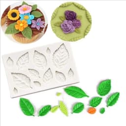 image-Tree Maple Leaf Mold Silicone Fondant Cake Decorating Tools Chocolate Baking Mould 3D Sugarcraft Resin Clay Homemade Bakeware