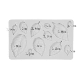image-Tree Maple Leaf Mold Silicone Fondant Cake Decorating Tools Chocolate Baking Mould 3D Sugarcraft Resin Clay Homemade Bakeware