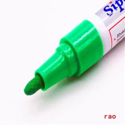image-10 Colors Waterproof Car Tyre Tire Tread Rubber Metal Permanent Paint Marker Pen Round Brush