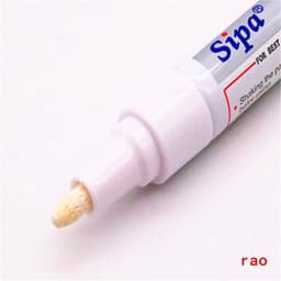 image-10 Colors Waterproof Car Tyre Tire Tread Rubber Metal Permanent Paint Marker Pen Round Brush