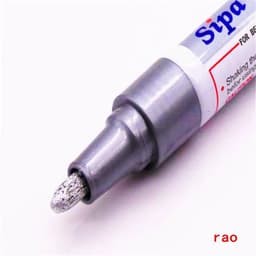 image-10 Colors Waterproof Car Tyre Tire Tread Rubber Metal Permanent Paint Marker Pen Round Brush