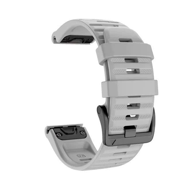 image-JKER 22mm 26mm QuickFit Strap for Garmin Epix Gen 2 Silicone Band for Garmin Fenix 7 7X 5 5X 6X Pro Enduro 2 Bracelet Watchband