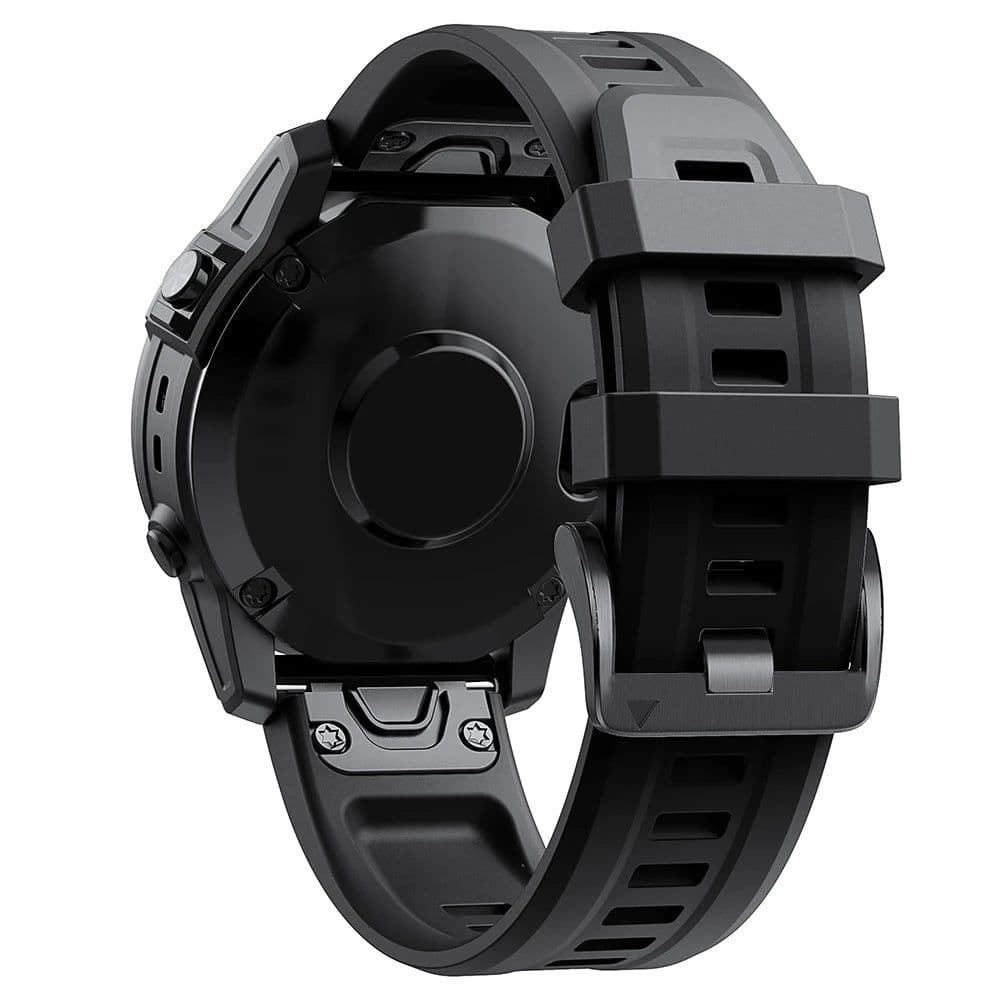 image-JKER 22mm 26mm QuickFit Strap for Garmin Epix Gen 2 Silicone Band for Garmin Fenix 7 7X 5 5X 6X Pro Enduro 2 Bracelet Watchband