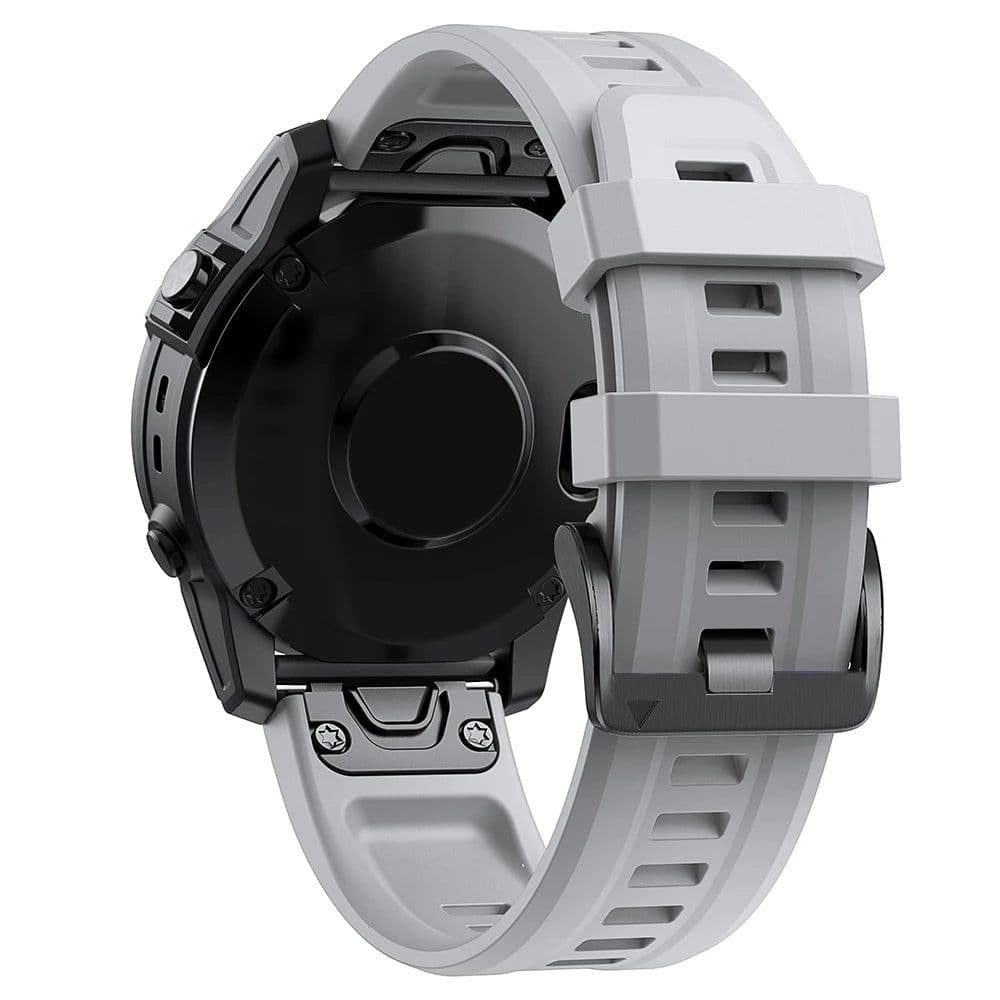 image-JKER 22mm 26mm QuickFit Strap for Garmin Epix Gen 2 Silicone Band for Garmin Fenix 7 7X 5 5X 6X Pro Enduro 2 Bracelet Watchband