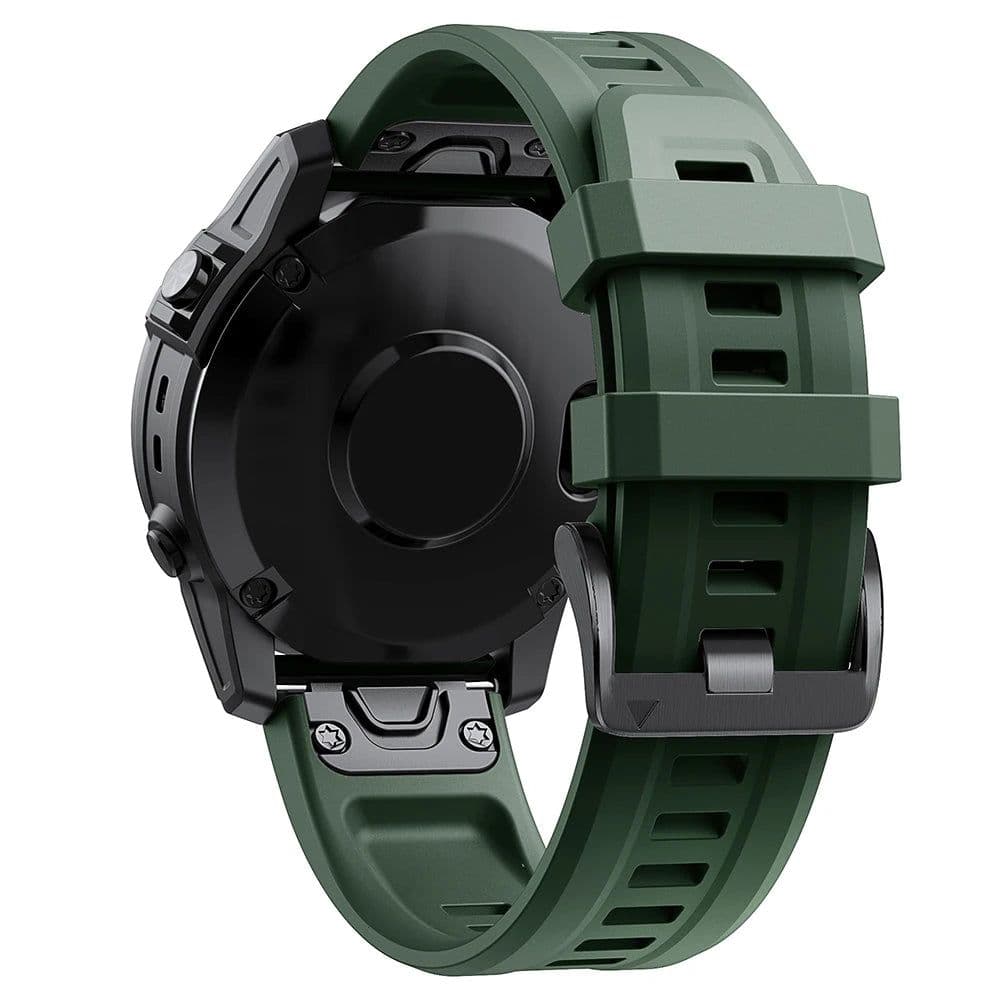 image-JKER 22mm 26mm QuickFit Strap for Garmin Epix Gen 2 Silicone Band for Garmin Fenix 7 7X 5 5X 6X Pro Enduro 2 Bracelet Watchband