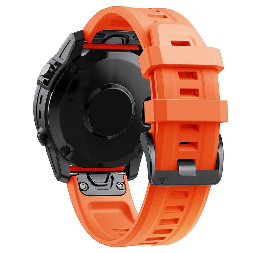 image-JKER 22mm 26mm QuickFit Strap for Garmin Epix Gen 2 Silicone Band for Garmin Fenix 7 7X 5 5X 6X Pro Enduro 2 Bracelet Watchband