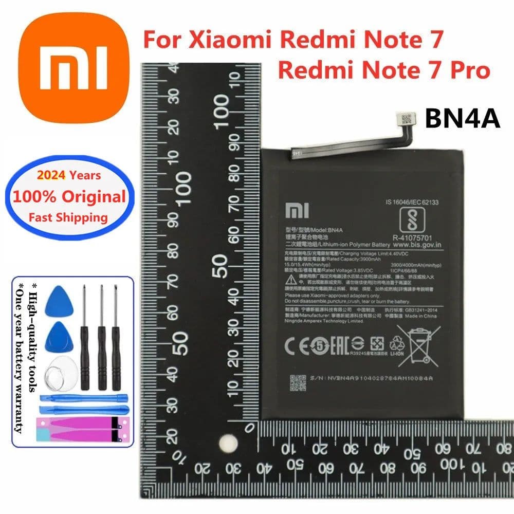 image-2024 years BN4A Original Battery For Xiaomi Redmi Note7 Note 7 Pro M1901F7C 4000mAh Phone Battery Bateria Fast Shipping + Tools