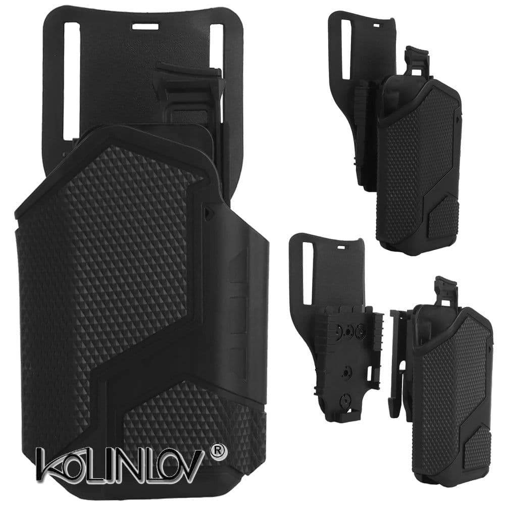 image-Tactical Surefir X300U Flashlight Universal Pistol Holster Lightweight-Bearing QLS Holsters for Military Airsoft SIG Glock 17 19