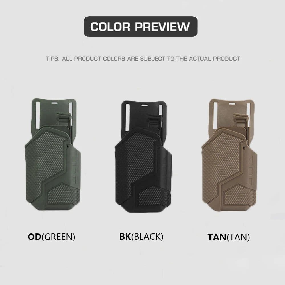 image-Tactical Surefir X300U Flashlight Universal Pistol Holster Lightweight-Bearing QLS Holsters for Military Airsoft SIG Glock 17 19